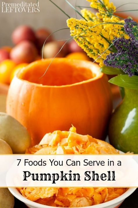 Serving food in a pumpkin shell is fun and easy. Here are 7 Foods You Can Serve in a pumpkin shell to add a festive touch to your fall parties! Fall Parties, Pumpkin Bowls, Easy Thanksgiving Recipes, Healthy Holiday Recipes, Food Bowls, Fall Dishes, Fall And Halloween, Healthy Holidays, Small Pumpkins