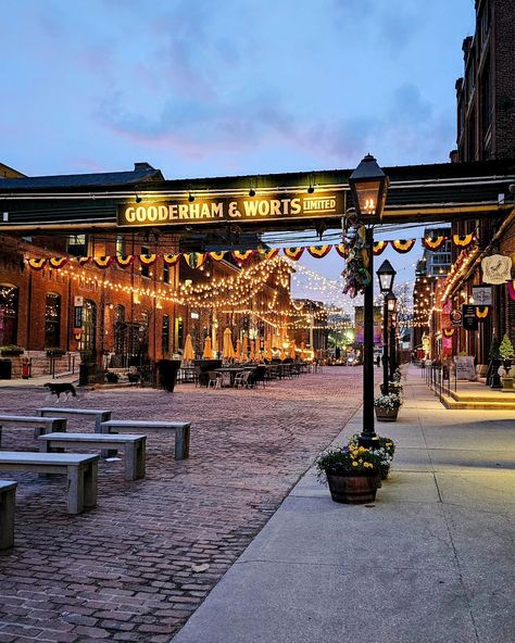 The Distillery District, Toronto, ON. Photo Dump of beautiful historic Distillery District located downtown Toronto! There are only a handful of condos in this designated area that are lucky enough to live in the Distillery District. By now these residents are used to the high volume of foot traffic this area sees daily. Top reason why I love the Distillery District 1. this is a pedestrian friendly area. cars park on the outside of here and have to walk through it. 2. so many unique s... Distillery District Toronto, Downtown Toronto, Winter Break, Reason Why, Car Parking, Photo Dump, Toronto, The Outsiders, Cars