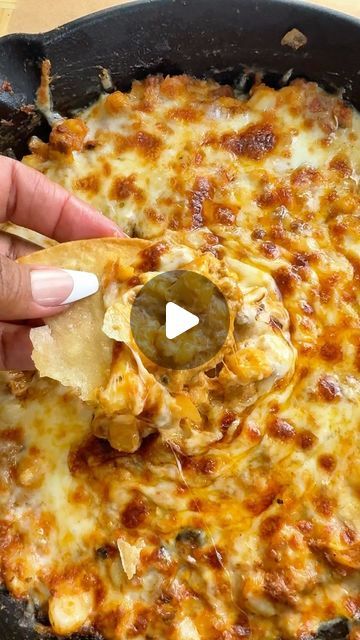 Joyce Marcellus on Instagram: "📌Save & Share Chorizo Hominy Dip 🧀 10/10

1/4 cup onions 
1 can hominy 
soy chorizo 
1/2 cup cottage cheese 
1/4 cup heavy cream 
Seasoned paprika, smoked paprika, oregano, pepper, chili powder, onion powder, garlic powder, and salt, pepper to taste
Oaxaca cheese 

broiler for 2 to 3 minutes 

#memorialdayweekend #chorizodip #dips #joycemarcellus #recipe #latina" Hominy Dip, Chorizo Dip, Canned Hominy, Soy Chorizo, Oaxaca Cheese, Smoked Paprika, Chili Powder, Cottage Cheese, Onion Powder