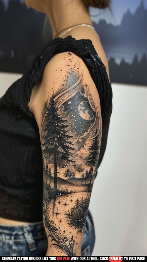 #BEAUTY ,#REALATIONSHIPS #Fashion #Outfits #SUMMER Outfits #Animals Forest Forearm Tattoo, Fierce Tattoo, Best Cover Up Tattoos, Arm Sleeve Tattoos For Women, Stunning Tattoos, Nature Tattoo Sleeve, Geometric Sleeve Tattoo, Mommy Tattoos, Wicked Tattoos