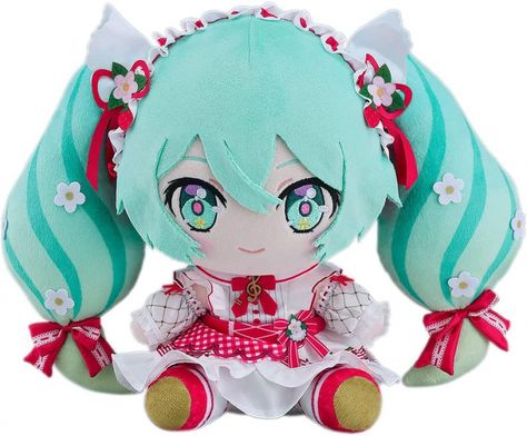 Hatsune Miku 15th Anniversary Plushie doll - YouLoveIt.com Hatsune Miku 15th Anniversary, Miku Chan, Miku Hatsune Vocaloid, Vocaloid Funny, Doll Japan, Mahō Shōjo, 15th Anniversary, Anime Merchandise, Good Smile