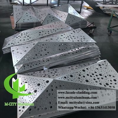 3D shape perforated aluminum panels for hotel facade customized metal sheet Aluminium Facade Cladding, Metal Panels Facade, Aluminum Facade, Aluminum Cladding, Laser Cut Aluminum, Hotel Facade, Cladding Design, Aluminium Cladding, Facade Panel