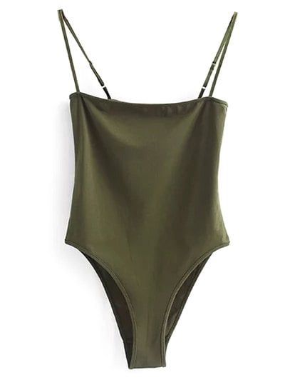 Camisole Bodysuit  ARMY GREEN BLACK GOLD BROWN GRAY LIGHT BLUE WHITE WINE RED , #Aff, #GREEN, #BLACK, #GOLD, #Camisole, #Bodysuit #Ad Cheap Jumpsuits, Bralette Outfit, Cami Bodysuit, Cute Lingerie, Trendy Swimwear, Cotton Bodysuit, Lingerie Outfits, Cute Swimsuits, Lace Bodysuit