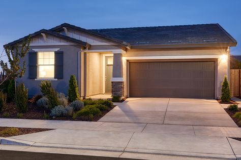 Inviting covered entry | Amethyst model home | Lathrop, California | Richmond American Homes Covered Entry, Richmond American Homes, Model Home, Home Photo, Dream Homes, Model Homes, Estate Agent, Real Estate Agent, Home Buying