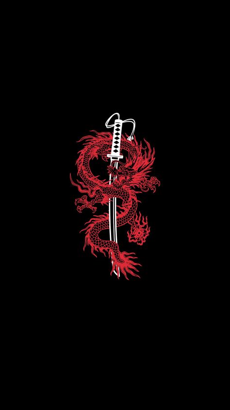 Japanese Dragon Wallpaper Iphone, Japanese Mythology Aesthetic, Red And Black Anime Aesthetic Wallpaper, Red Samurai Art, Japanese Border Design, Kaizen Aesthetic, Samurai Wallpaper Aesthetic, Red Anime Aesthetic Wallpaper, Dark Chinese Aesthetic