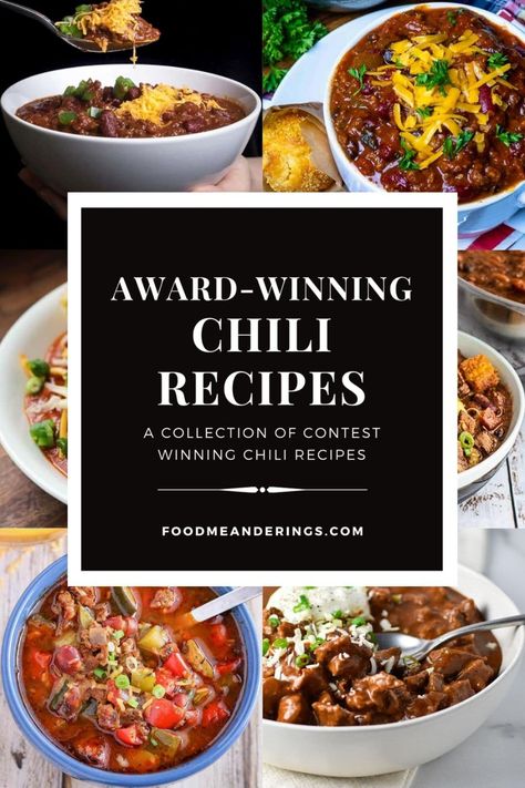 Chili Beef Stew, Best Chilli Recipe, Steak Chili Recipe, Sweet Chili Recipe, Award Winning Recipes, Unique Chili Recipes, Ground Turkey Chili Recipe, Chili Contest, Winning Chili Recipes