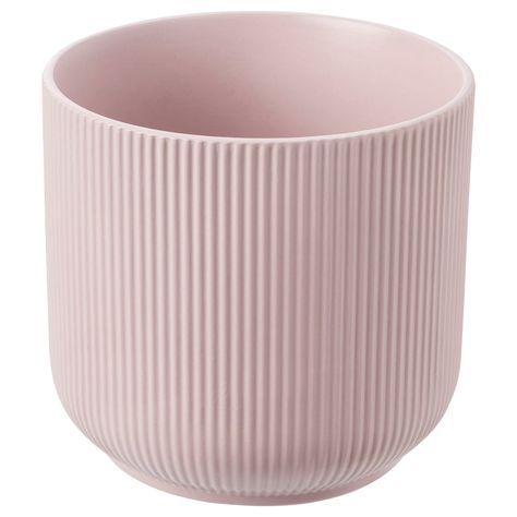 Pink Plant Pot Apartment Pink, Ikea Plants, Pachira Aquatica, Ikea Website, Flower Pot Design, Pink Plant, Pot Designs, Color Glaze, Cache Pot