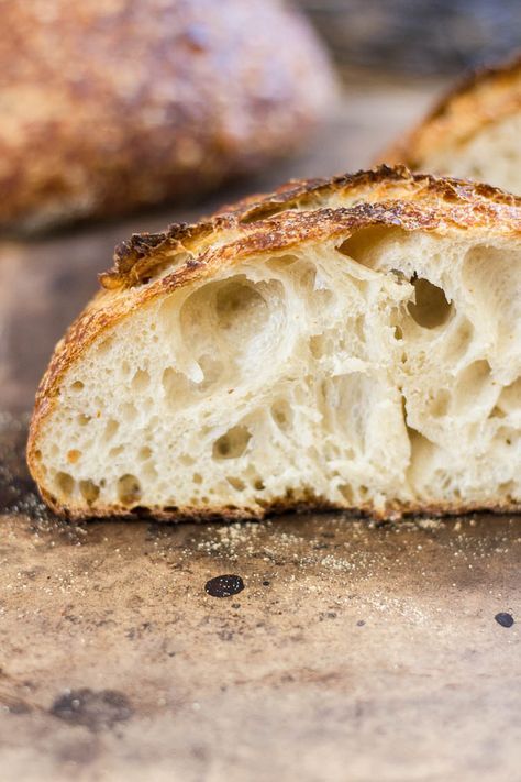 Sourdough Bread: A Beginner's Guide from The Clever Carrot French Sourdough Bread, Sourdough Baguette Recipe, Sourdough Baguettes, Homemade Ciabatta Bread, Clever Carrot, Ciabatta Bread Recipe, Italian Bread Recipes, Baguette Recipe, Best Pizza Dough