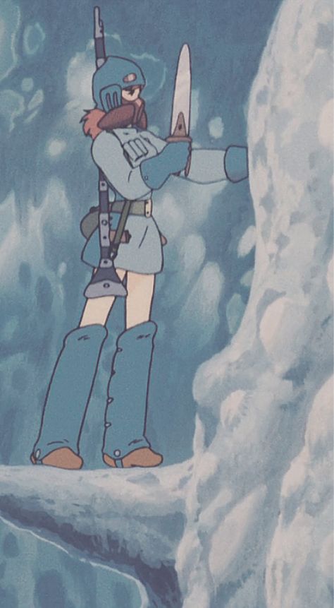 Valley Of The Wind Nausicaa Of The, Nausicaa Character Design, Nausicaa Outfit, Nausicaa Of The Valley Of The Wind Cosplay, Nausicaa Of The Valley Of The Wind Wallpaper, Blue Ghibli Aesthetic, Nausicaa Of The Valley Of The Wind Art, Naussica Of The Valley Of The Wind, Kushana Nausicaa