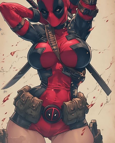 Marvel Female Villains, Wolverine Cartoon, Deadpool Halloween, Deadpool Cartoon, Deadpool Hd Wallpaper, Superhero Sketches, Deadpool Pictures, Batgirl Art, Female Comic Characters