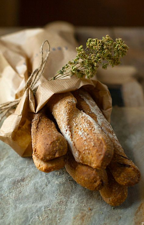 Bread Sticks, Birthday Desserts, Our Daily Bread, Bakery Bread, Food Photography Styling, Daily Bread, Brown Paper, Beautiful Food, Bread Baking