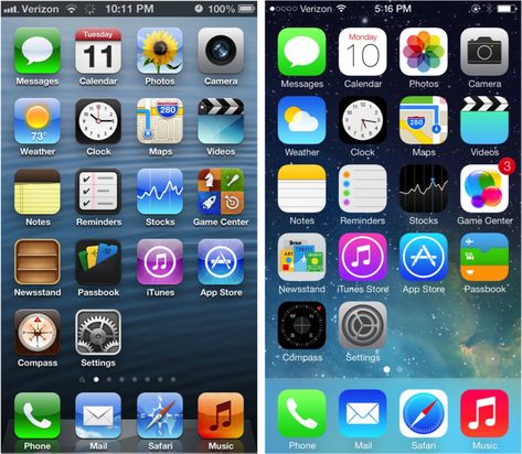 Iphone 6 Home Screen, Ios 7 Design, Video Notes, Note Reminder, Cool Tech Gadgets Electronics, Camera Photos, Iphone Home Screen Layout, Themes App, Ios 7