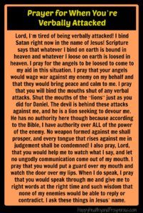 Prayer for When You’re Verbally Attacked | http://www.happyhealthyandprosperous.com/prayer-for-when-youre-verbally-attacked/ Prayer For Enemies, Deliverance Prayers, Spiritual Warfare Prayers, Spiritual Attack, Everyday Prayers, Prayer For Protection, Spiritual Prayers, Miracle Prayer, Special Prayers