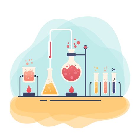 Download Chemistry Vector Vector Art. Choose from over a million free vectors, clipart graphics, vector art images, design templates, and illustrations created by artists worldwide! Chimestry Art, Chemistry Art Design, Chemistry Illustration, Chemistry Clipart, Science Lab Decorations, Chemistry Design, Peter Max Art, Science Doodles, Chemistry Art