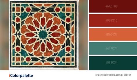 Arabian Colour Palette, Islamic Art Color Palette, Morroco Color Palette, South Asian Color Palette, Moroccan Colour Palette, Moroccan Color Palette Colour Schemes, Middle East Color Palette, Persian Color Palette, Islamic Color Palette