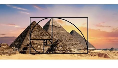 Early mathematicians were familiar with the golden ratio, which is length to width. The pyramids were probably built to maximize their aesthetic value, but it is also possible that they were the first to observe it. It is also possible that the Egyptians knew how to calculate the volume of a truncated pyramid and figured out that the ratio was precisely 1:1.618. Although they may not have known about the golden number, they were undoubtedly aware of it. Pyramid Composition, Pyramid Artwork, Population Pyramids, Golden Pyramid, Pyramid Of The Sun, Golden Number, The Golden Ratio, The Pyramids, Golden Ratio