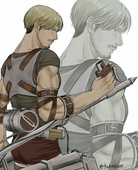 Mike Zacharias, Attack On Titan Mike, Japan Animation, Levi Cosplay, Erwin Smith, Survey Corps, Attack On Titan Season, Anime Nerd, Attack On Titan Fanart