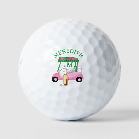 Custom Golf Balls, Cute Golf, Golf Stuff, Golf Club Covers, Golf Party, Golf Head Covers, Golf Ball Markers, Personalized Golf, Custom Golf