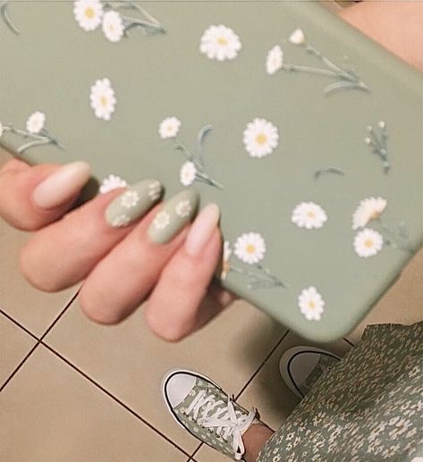 Nails Chamomile Nail Design, Chamomile Nails, Nail Extensions, Nail Design, Nail Designs, Iphone, Nails, Electronic Products, Quick Saves