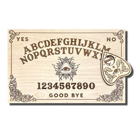 Ouija planchette drawing