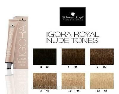 Schwarzkopf Igora Royal Nude Tones Hair Color [Select Color] | eBay Schwarzkopf Hair Color Chart, Schwarzkopf Hair Colour, Hair Color Swatches, Color Blonde Hair, Blonde Hair Dye, Schwarzkopf Hair Color, Hair Color Products, Schwarzkopf Color, Hair Color Blonde