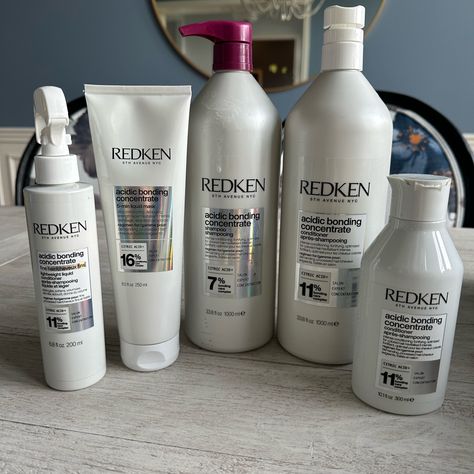 Brand New And From A Smoke Free Home. Redken Bonding Shampoo,Conditioner,Liquid Conditioner & Mask For Damaged Hair Repair That Has Never Been Used. $232 Retail Redken Aesthetic, Redken Bonding, Products For Dry Damaged Hair, Mask For Damaged Hair, Redken Hair Products, Dry Damaged Hair, Damaged Hair Repair, Hair Repair, Shampoo Conditioner