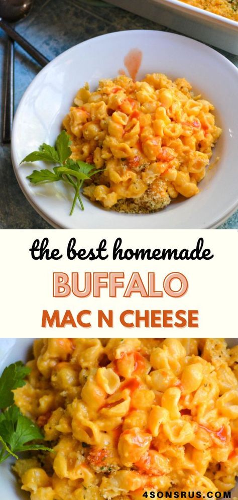 Buffalo Macaroni And Cheese, Creamy Buffalo Mac And Cheese, Buffalo Ranch Mac And Cheese, Baked Buffalo Mac And Cheese, Buffalo Mac And Cheese Recipe Baked, Easy Buffalo Mac And Cheese, Buffalo Shrimp Mac And Cheese, Spicy Mac N Cheese Recipe, Crazy Mac And Cheese Recipes