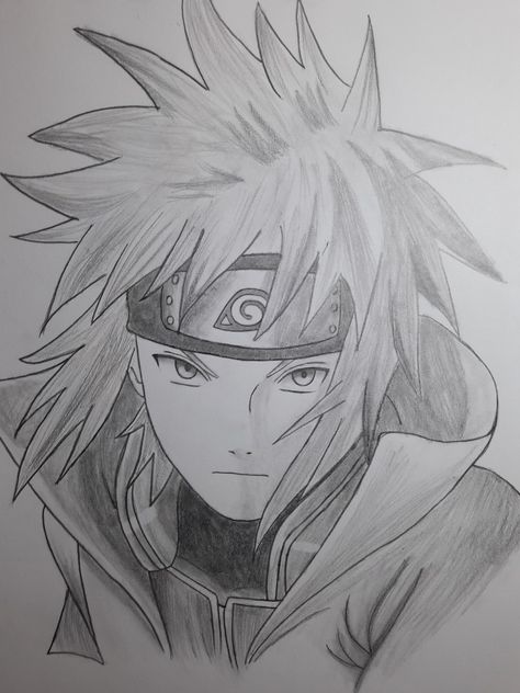 Pencil Drawing Pictures, Naruto Drawings Easy, Anime Drawings For Beginners, Minato Namikaze, Naruto Sketch Drawing, Naruto Minato, Dragon Ball Painting, Naruto Sketch, Best Anime Drawings