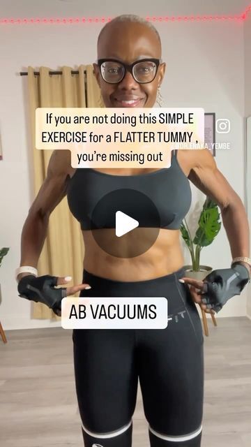 Dr. Enaka Yembe. Weight Loss Expert. on Instagram: "We ended today’s online workout session with AB VACUUMS , so I’m sharing again. Ab vacuum exercises help build your “natural corset”. They strengthen the innermost muscles of your abdomen called transverse abdominis. I do 3-5 sets at least twice daily. BENEFITS: 1️⃣ Helps flatten your tummy, creating a more defined waistline. 2️⃣Strengthen the core, stabilize the spine, improve posture and reduce the risk of back pain. 3️⃣ Enhancing breathing control by improving lung capacity 4️⃣ Improves core stability and prevents injury. HOW TO DO AB VACUUMS 1. Stand with your feet shoulder-width apart. 3. Take a few deep breaths. 4. Last breath exhale slowly and completely while pulling your belly button in towards your spine. 5. Hold the con Ab Vacuum Exercise, Ab Vacuum, Tummy Flattening Exercises, Stomach Vacuum Exercise, Transverse Abdominis, Stomach Vacuum, Standing Ab Exercises, Flatter Tummy, Flatten Tummy