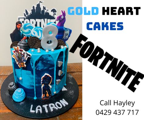 Fort Night Cake For Boys, Rainbow Swirl Cake, Fort Night, Wiggles Cake, Princess Theme Cake, Fondant Rainbow, Geek Birthday, Fortnite Cake, Frozen Theme Cake