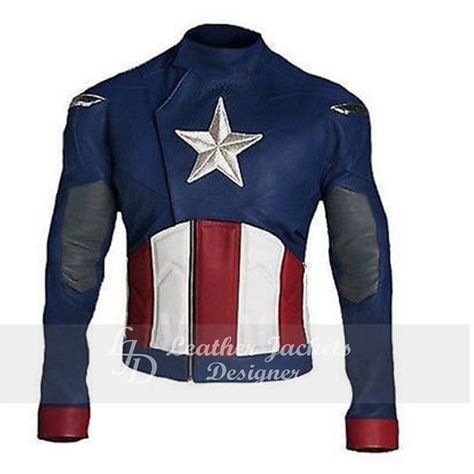 Captain America Chris Evans Leather Jacket. Shop Us for more collection! Captain America Leather Jacket, Girl Captain, Captain America Jacket, Captain America Costume, Faux Jacket, Marvel Clothes, Blue Costumes, Captain America Civil, Chris Evans Captain America