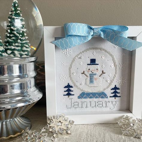 Emily Call on Instagram: "January Cross Stitch Pattern PDF. Now available. Link to shop is in my profile. #januarystitching #crossstitch #snowglobe #crossstitchersofinstagram #xstitching #saltandpepperstitch #winterstitching" January Cross Stitch Patterns, January Cross Stitch, Cross Stitch Finishing, Cross Stitch Patterns Free, Cross Stitch Chart, My Profile, Cross Stitch Pattern, Cross Stitch Embroidery, Stitch Pattern