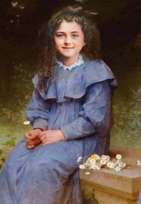 Sainte Thérèse de Lisieux. Saint Thérèse of Lisieux. | A very young saint theresa. Elizabeth Kubler Ross, Maria Goretti, Saint Therese, Saint Teresa, Thérèse Of Lisieux, Religious Pictures, St Therese Of Lisieux, Catholic Family, Bride Of Christ