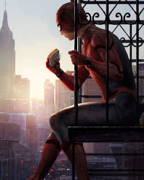 Spider-Man *sits, eating a sandwich with the crust cut off* ~ ( Open Rp ) ~ ~ #spiderman #spidey #peterparker #theamazingspiderman #marvel… Spider Man Eating, Spiderman Eating, Iron Man Marvel, Man Eating, Avengers Pictures, Image Film, Tom Holland Spiderman, Avengers Wallpaper, Pahlawan Super