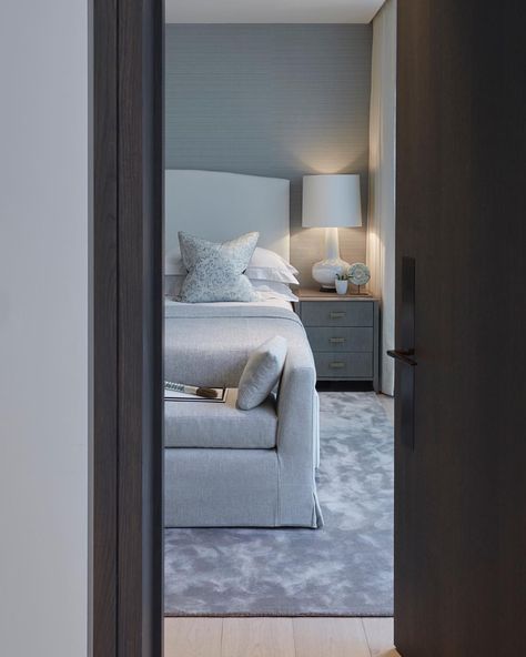 So pleased with the elegant simplicity of this room, I especially like the end of bed bench which I will definitely be reusing again. Guest… Contemporary Townhouse, Sophie Paterson Interiors, Sophie Paterson, End Of Bed Bench, Bed Bench, Paint Colors For Living Room, Hotel Decor, Contemporary Bedroom, Home Room Design