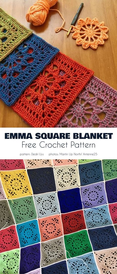 Crochet Blanket Motif, Crochet Different Granny Squares, 12 Inch Granny Square Free Pattern, Alternative Granny Square Patterns, 6 Inch Crochet Squares Free, Grannie Square Pattern, Crochet Granny Square Blankets, Solid Color Granny Square Pattern, Lacy Granny Square Pattern