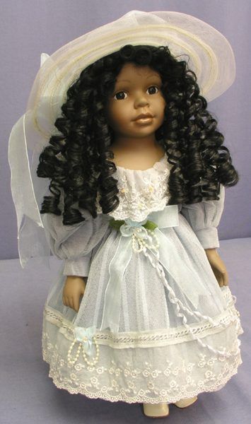 http://www.african--american.com/black-porcelain-dolls.html African American Porcelain Dolls, Black Porcelain Doll, Porcelain Doll Makeup, Black Folk Art, Porcelain Dolls For Sale, Porcelain Dolls Value, Indian Dolls, Doll Makeup, Porcelain Lamp