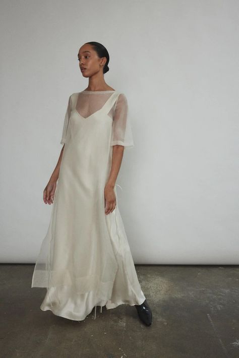 Sum Dresses, Organza Dresses, Late November, Autumn Bride, Minimal Classic, Resort Dresses, Maxi Slip Dress, Silk Charmeuse, Silk Organza