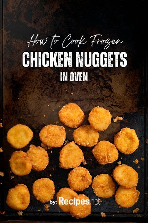 Recreate easy oven dinner recipes with our guide on how to cook frozen chicken nuggets in oven! Perfect for food lovers and those with chicken nugget cravings, this method ensures quick and delicious chicken nugget meals. Explore food ideas for oven chicken recipes and enjoy bake chicken in oven techniques. Ideal for baked chicken recipes enthusiasts, this dish is a favorite among food lovers looking for simple and satisfying oven meals. Visit Recipes.net for the full recipe. Chicken Nuggets In Oven, Chicken Nugget Meals, Easy Oven Dinner Recipes, Bake Chicken In Oven, Oven Dinner Recipes, Baking Frozen Chicken, Easy Oven Dinners, Chicken In Oven, Frozen Popcorn