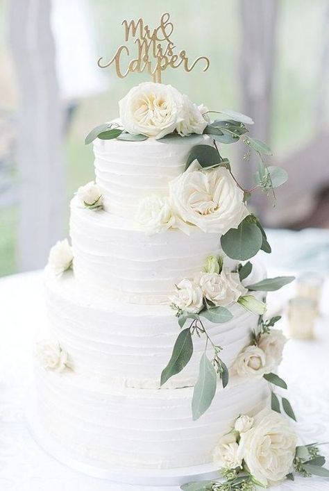 sage eucalyptus wedding cake #wedding #weddings #weddingcolors #greenweddings #hmp Sage Wedding Colors, Sage Green Wedding Colors, Colorful Wedding Cakes, Green Wedding Cake, Summer Wedding Cakes, Brides Cake, Wedding Color Combos, Green Wedding Colors, Sage Wedding