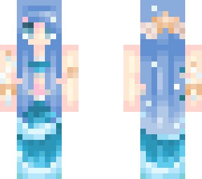 JessaMoon's Minecraft Skins Minecraft Underwater Aesthetic, Minecraft Mermaid Skin, Minecraft Goddess Skin, Minecraft Skins Blue, Minecraft Skins Mermaid, Minecraft Skins For Girls, Mermaid Skin, Mc Skins, Deep Sea Diving