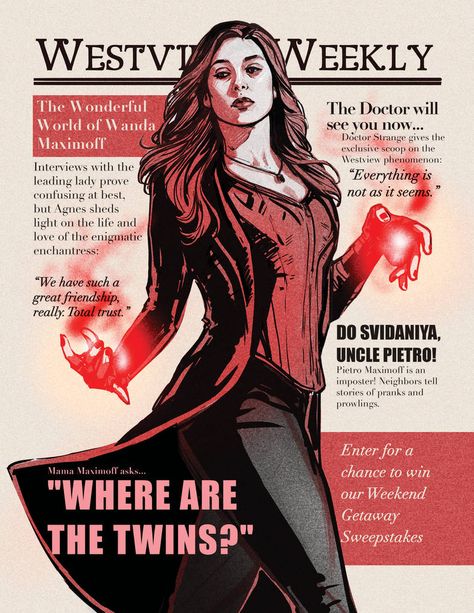 Wanda Comic Wallpaper, Scarlett Witch Poster, Scarlett Witch Comics, Wanda Vision Poster, Scarlett Witch Art, Wanda Posters, Westview Wandavision, Scarlett Witch Wallpaper, Scarlet Witch Poster