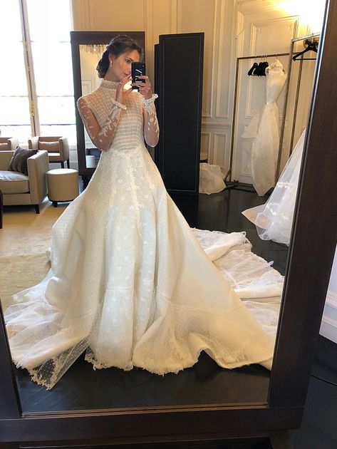 Juliana Carvalho | Valentino wedding dress Valentino Bridal, Valentino Wedding Dress, Vogue Bride, Amazing Wedding Dress, Fancy Wedding Dresses, White Wedding Dress, The Genius, Modest Wedding Dresses, My Dress