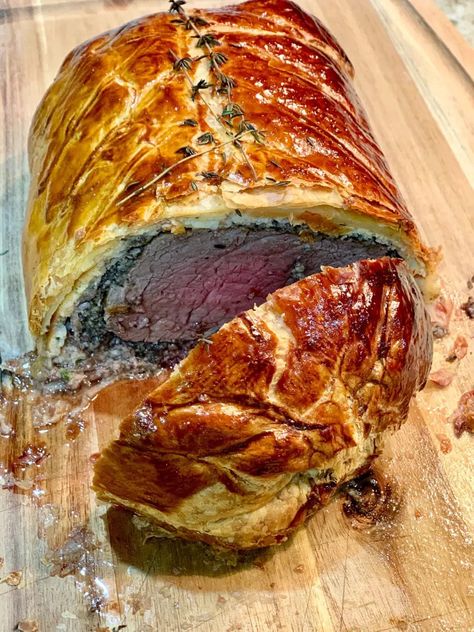 Beef Wellington Dinner, Easy Beef Wellington, Mushroom Pate, Grandma's Recipes, Chicken Liver Pate, Game Recipes, Savory Herb, Wild Game Recipes, Beef Wellington