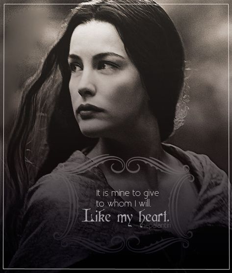 Arwen And Aragorn Love Quotes by @quotesgram Arwen Quotes, Aragorn Quotes, Arwen Aragorn, Arwen And Aragorn, Arwen Lotr, Rings Quotes, Arwen Undomiel, Into The West, Bilbo Baggins