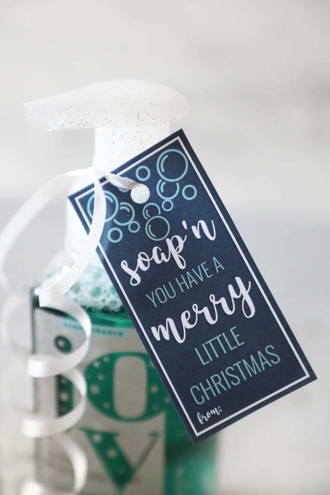 Soap'n You Have a Merry Christmas Printable Tag Neighbor Gift Tags Free Printable, Soap Neighbor Gift Free Printable, Neighbor Gift Tags For Christmas, Soap Gift Tags, Easy Neighbor Christmas Gifts, Christmas Soap Tags Free Printable, Food Christmas Gifts, Christmas Hand Soap Gift Tags, Hand Soap Christmas Gift Tag Free Printable