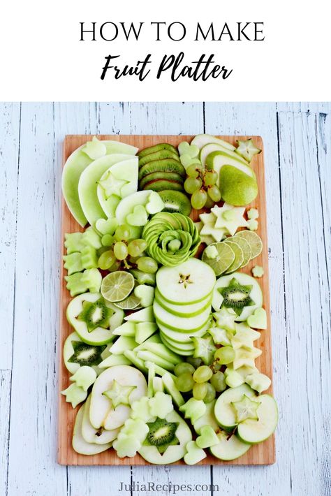 Are you hosting and event or are you invited to a potluck or simply want to impress your kids with playful fruit platter?  In this post you will find an inspiration how to make a fruit platter in beautiful green color. Green Grazing Board, Fruit Platter For Kids, Green Food Party, Fruit Boards, Fruit Platters, Green Snacks, Charcuterie Inspiration, Saint Patties, New Fruit