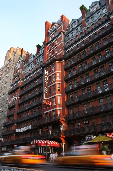 Chelsea Nyc Apartment, Hotel Chelsea Nyc, Famous Hotels, Ny Apartment, New York Neighborhoods, Chelsea Nyc, Savoy Hotel, Ny Hotel, Vintage Nyc