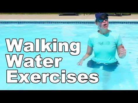 Pool exercises for seniors is a great low impact no equipment way to improve overall health while decreasing chronic joint pain and lower Swimming Exercises, Water Aerobic Exercises, Water Aerobics Workout, Aqua Therapy, Swimming Pool Exercises, Water Workouts, Pool Workouts, Water Walking, Aqua Aerobics