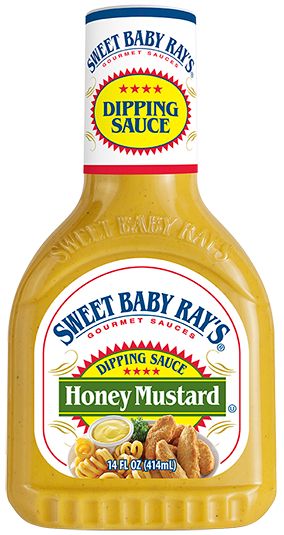 Honey Mustard Dipping Sauce Sweet Baby Rays, Slaw Dog, Tater Tot Nachos, Mustard Pork Tenderloin, Baby Ray, Sweet Baby Ray, Grilling Hot Dogs, Honey Mustard Dipping Sauce, Mustard Dipping Sauce